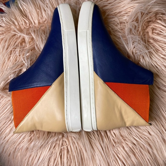 UNITED NUDE Womens Blue and Beige Slip On Size 9.5 - Picture 4 of 9